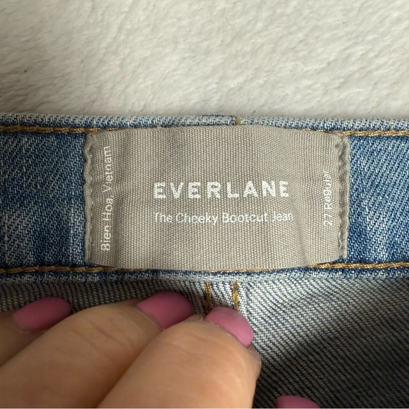 Everlane Cheeky bootcut size 27 regular Blue Jeans light wash - Picture 6 of 7